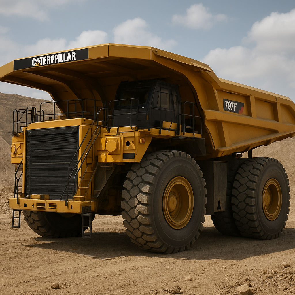 Caterpillar 797F – (mining, haul trucks)