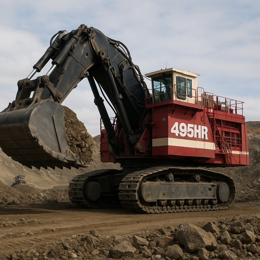 Bucyrus 495HR – (mining shovel)