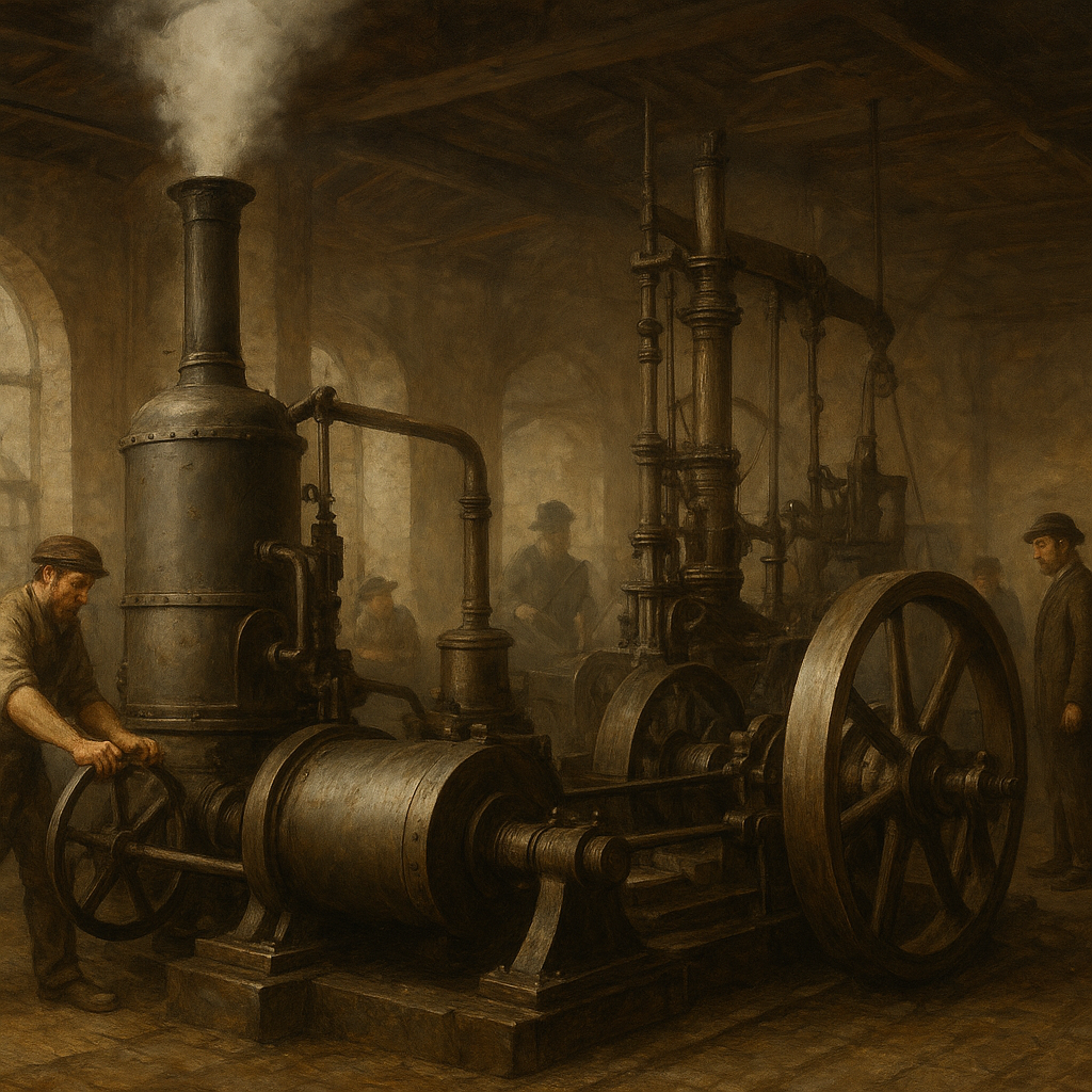 The History of Steam-Powered Machinery