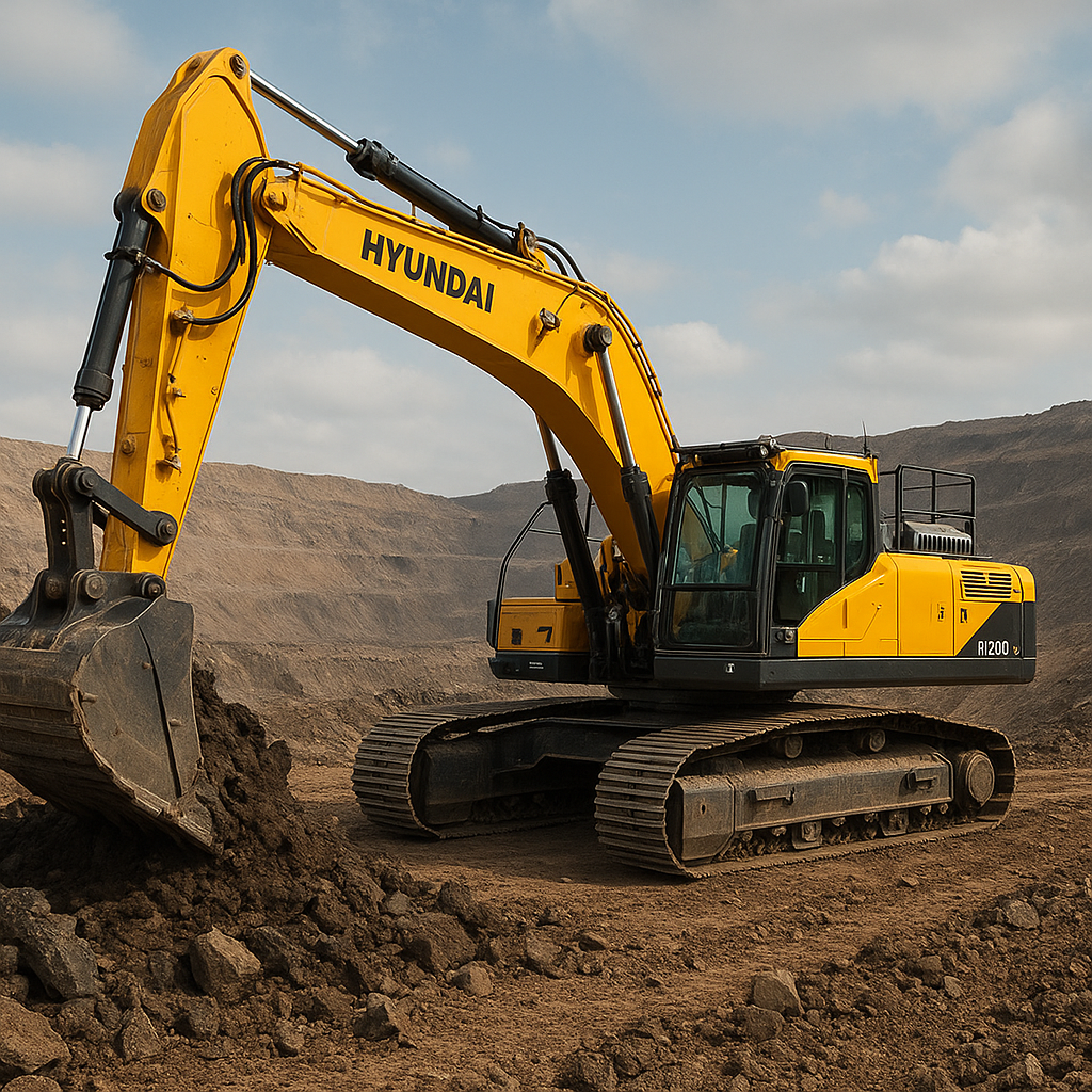 Hyundai R1200-9 – (mining, heavy excavation)