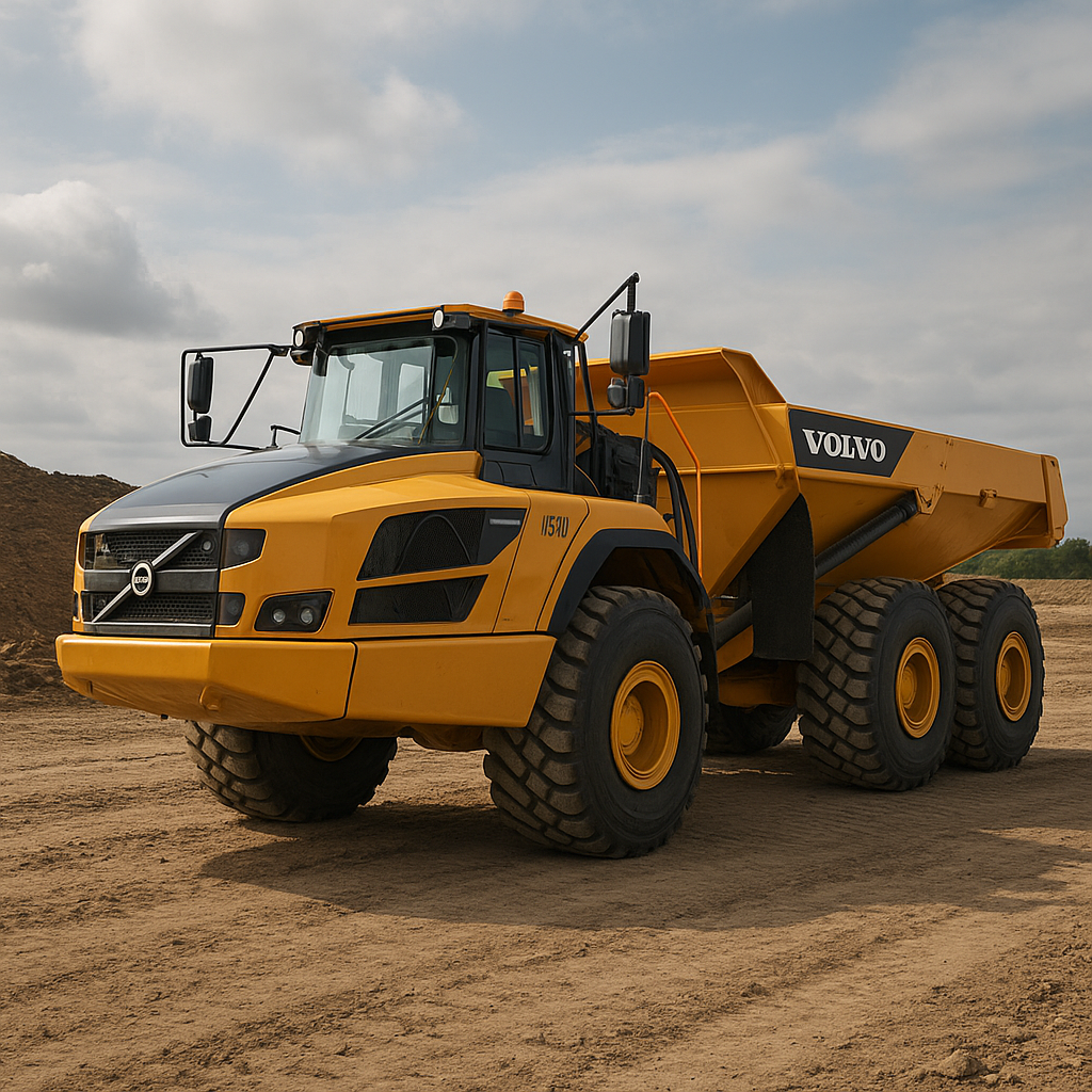 Volvo A60H – (articulated hauler)