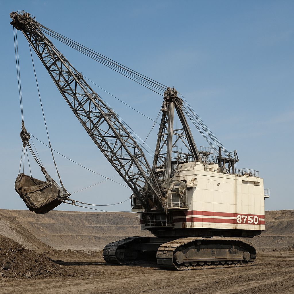 Bucyrus 8750 – (dragline)