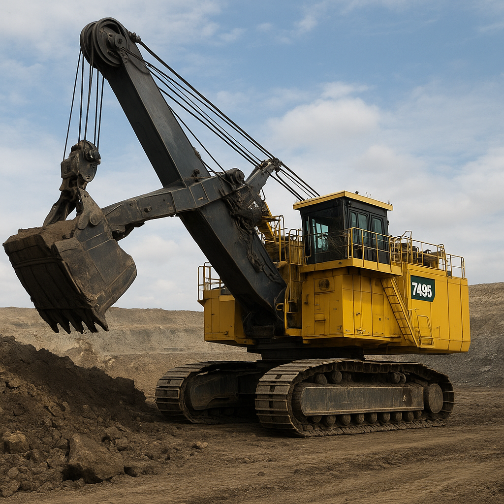 CAT 7495 – (electric rope shovel)