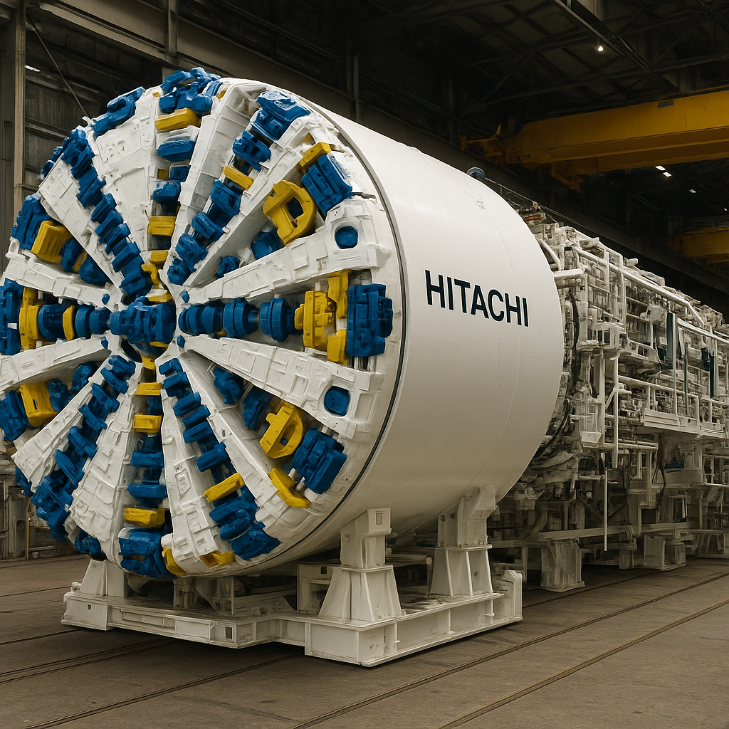 Hitachi Zosen TBM – (tunnel boring machine)