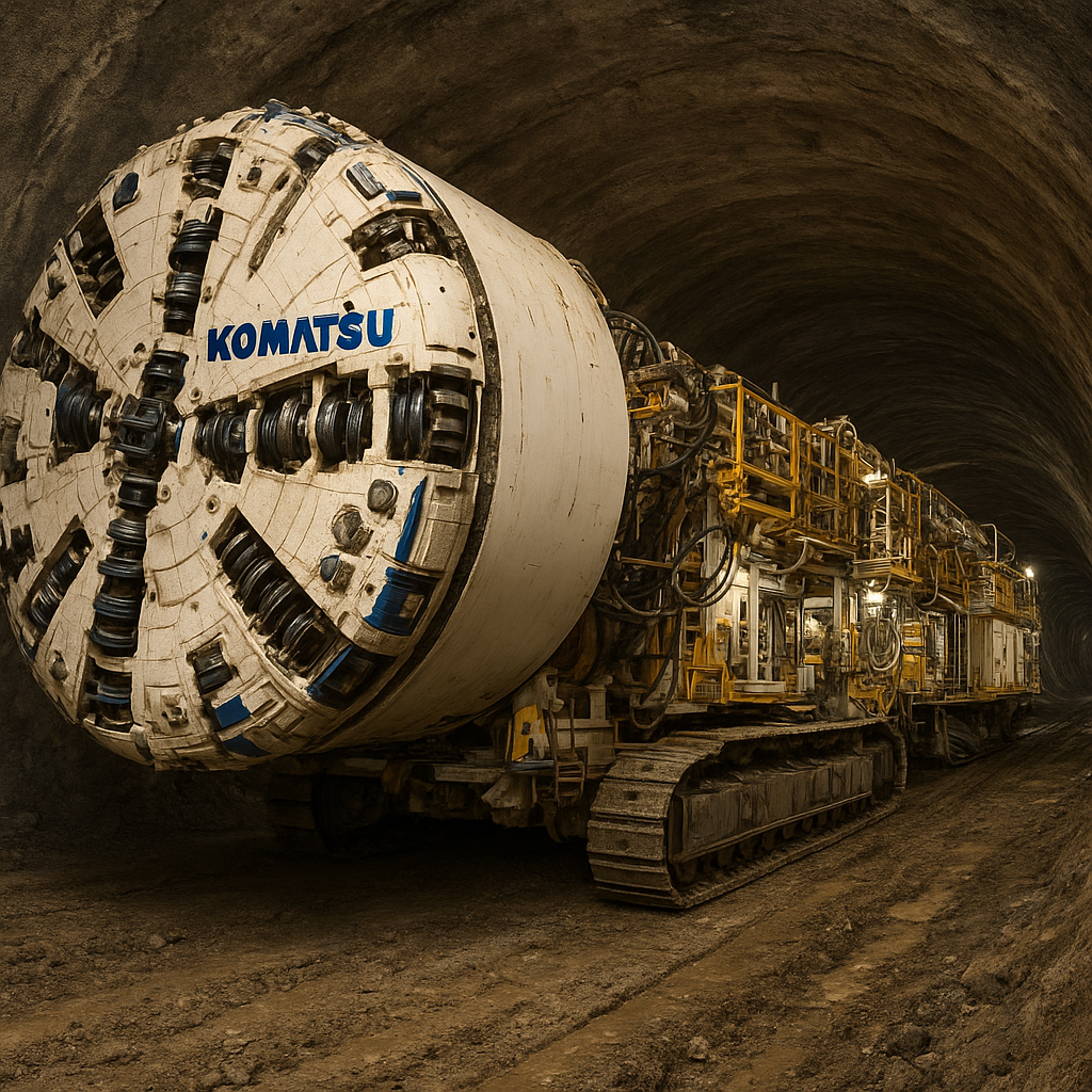 Komatsu JV TBM – (tunneling)