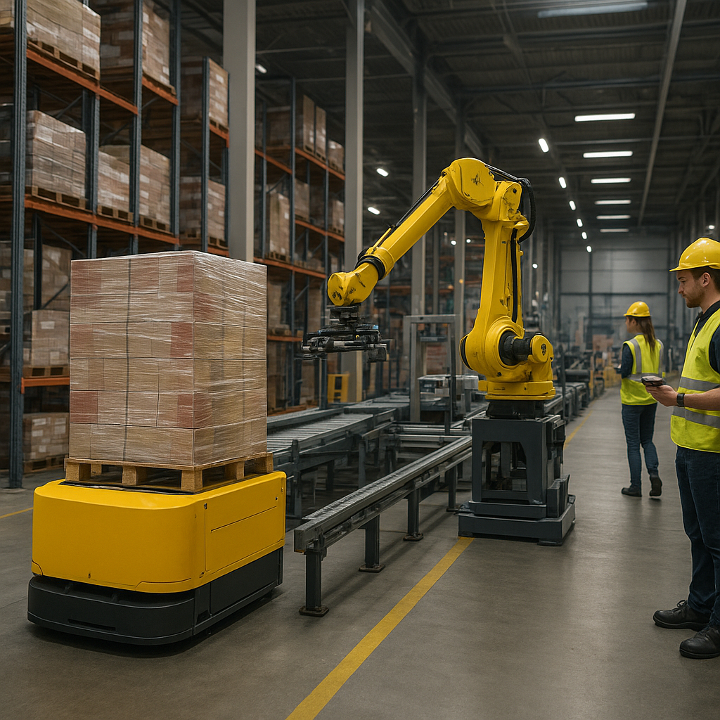How Logistics Hubs Use Machines for 24/7 Operations