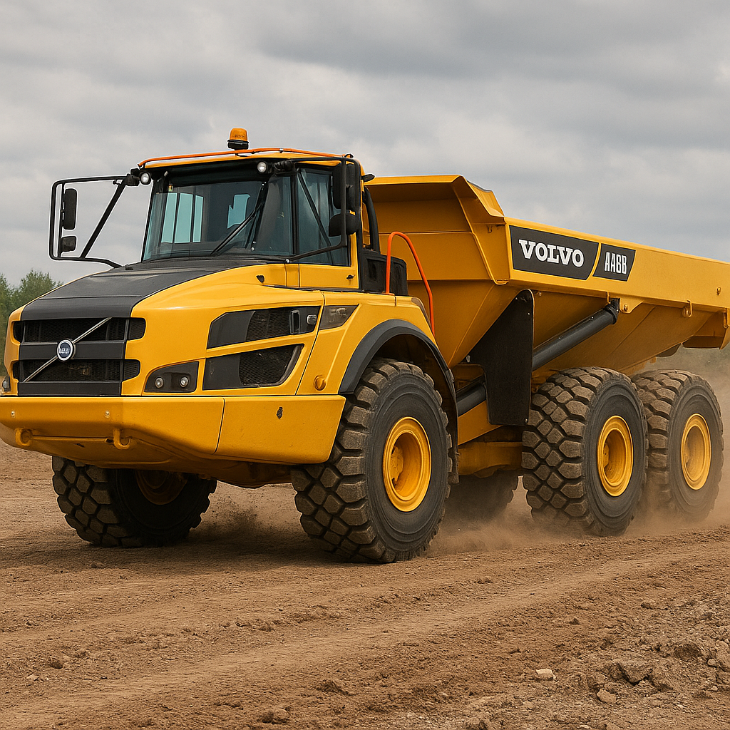 Volvo A45G – (articulated hauler)