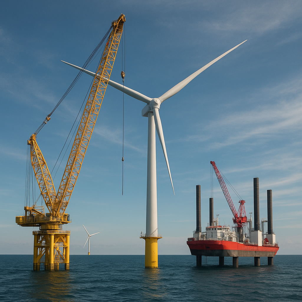 How Modern Machines Help Build Offshore Wind Farms