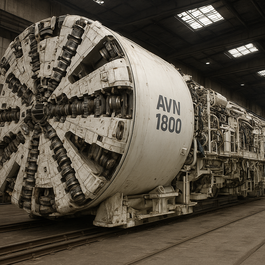 Herrenknecht TBM AVN 1800 – (tunnel boring machine)
