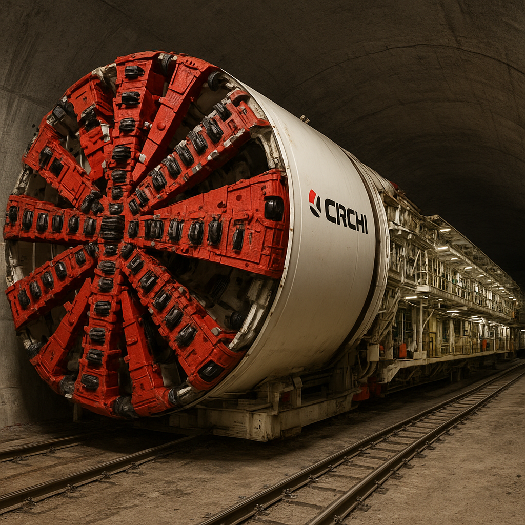 CRCHI Slurry TBM 16m – (tunneling)