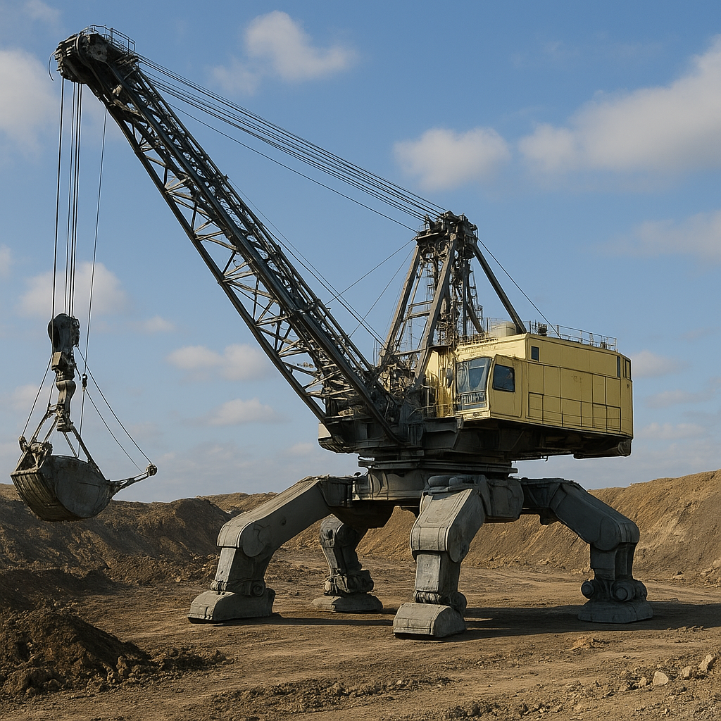 OMZ Walking Excavator ESH 15/90 – (dragline)