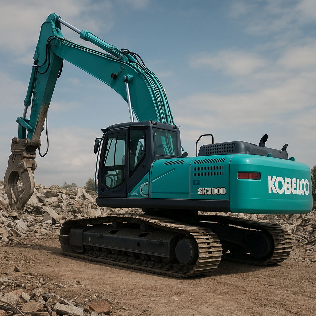Kobelco SK300D – (demolition/material handler)