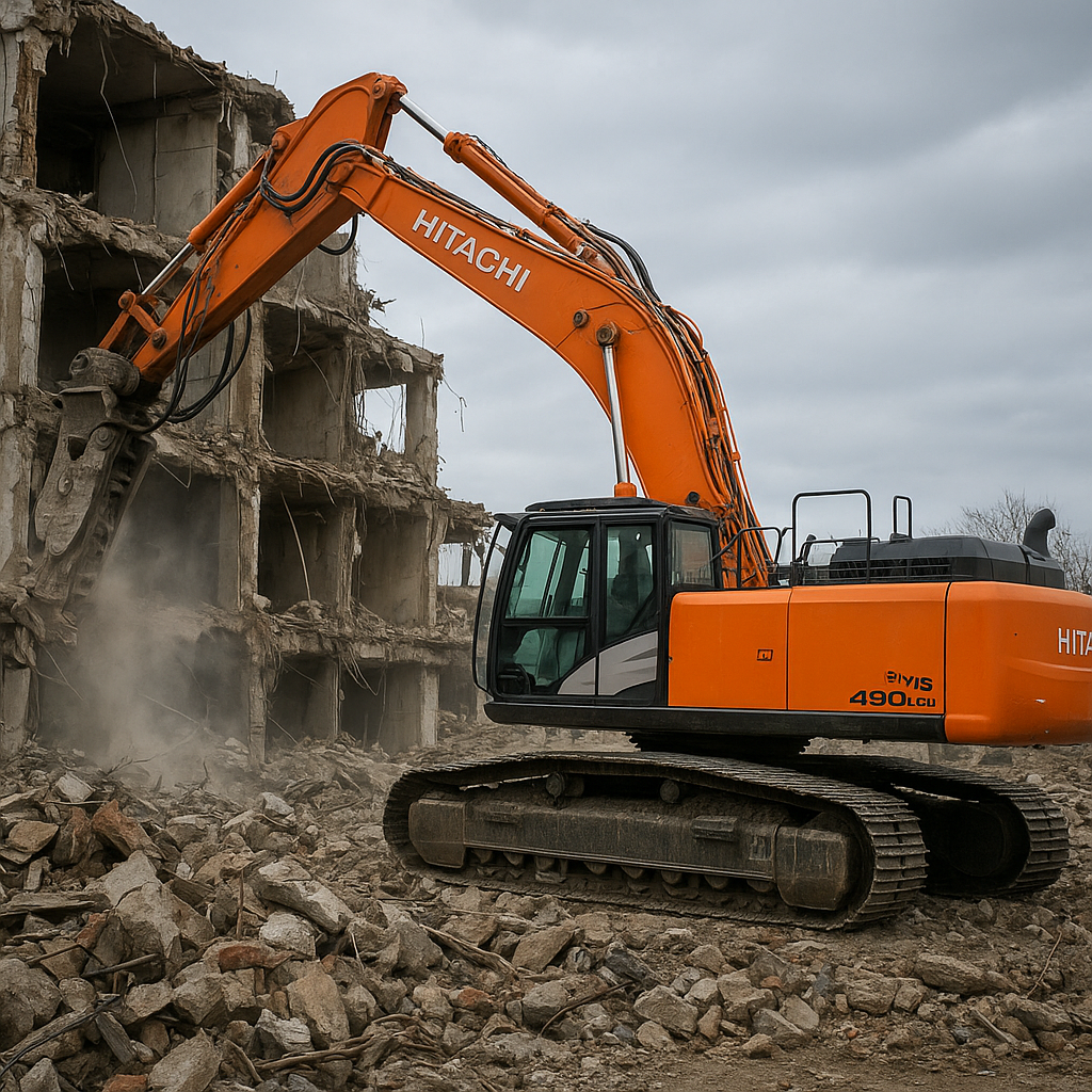 Hitachi ZX490LCH-7 – (demolition)