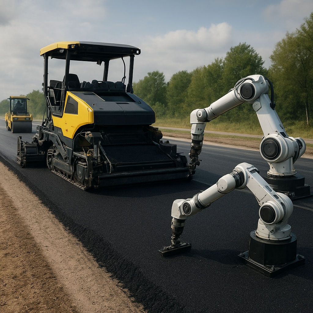 The Future of Robotics in Road Construction