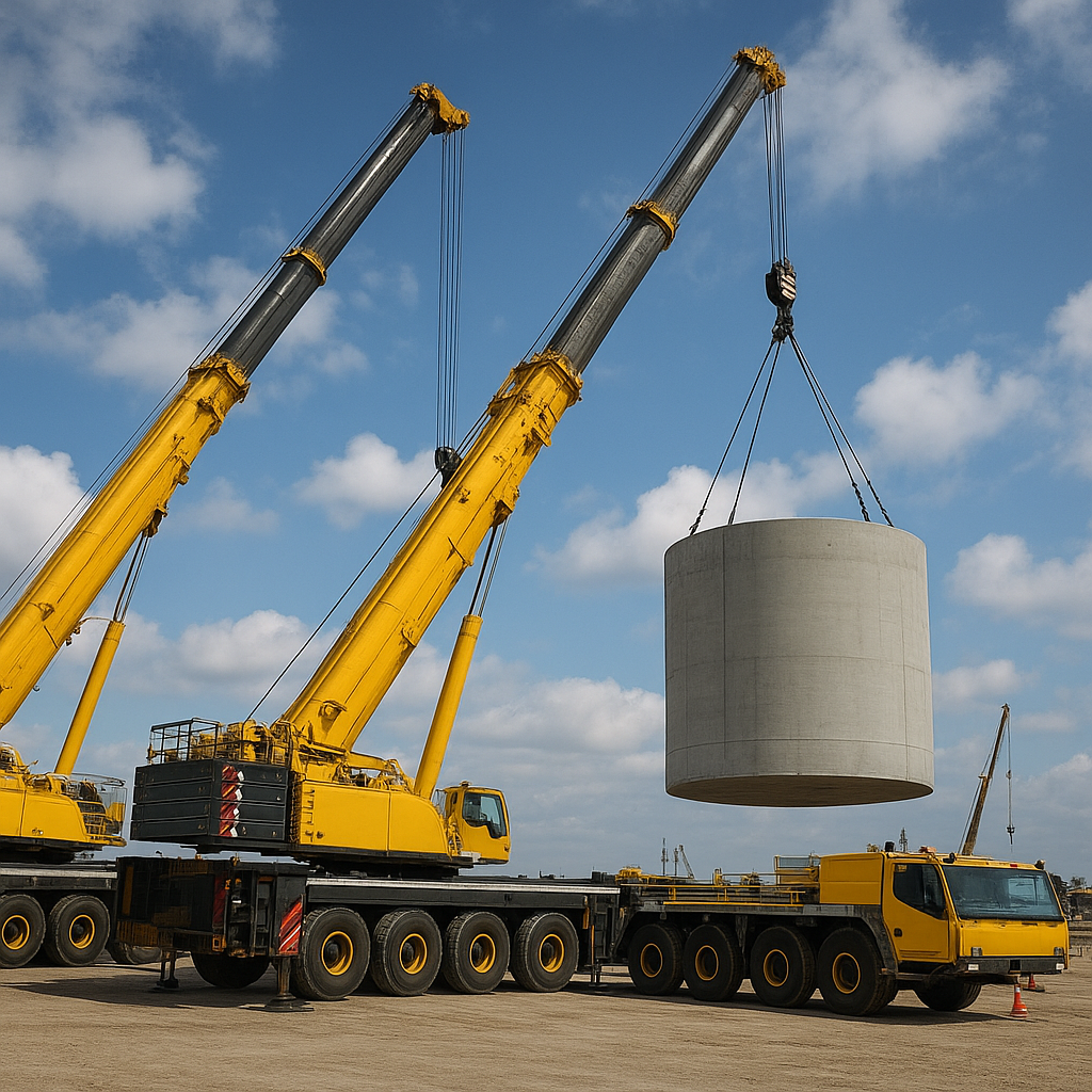 The World’s Largest Mobile Cranes in Action