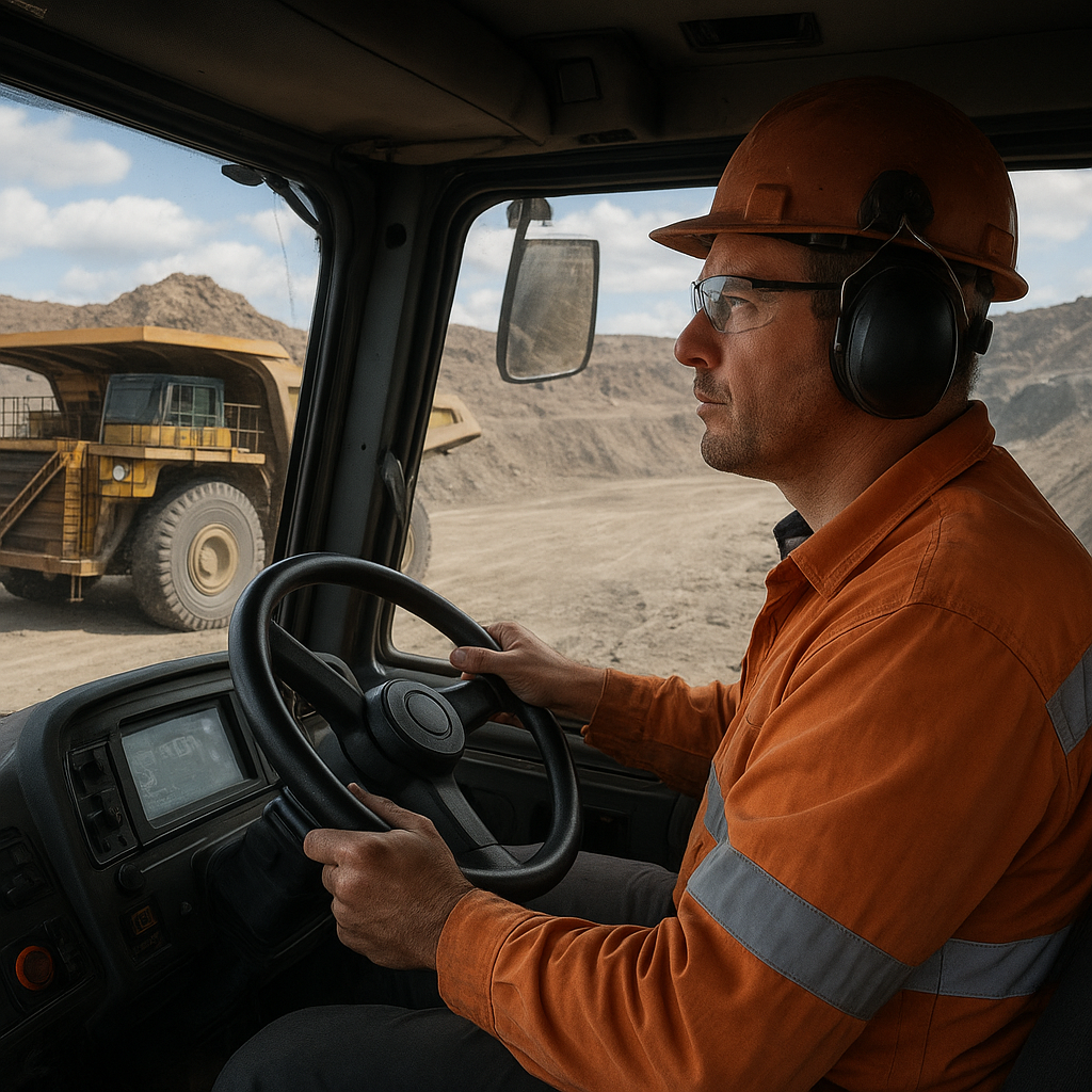 What It’s Like to Operate a 500-Ton Mining Truck