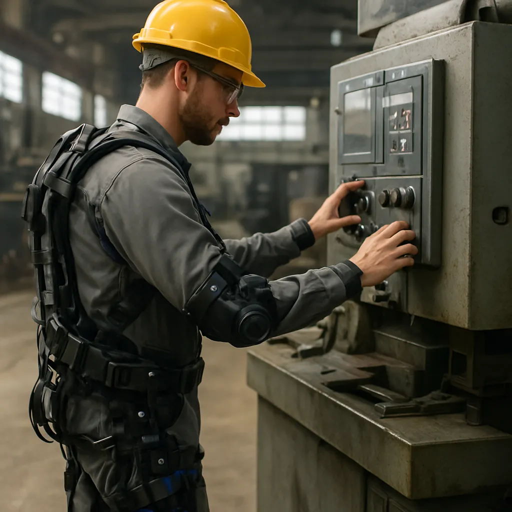 How Exoskeletons Help Workers Operate Machines More Safely