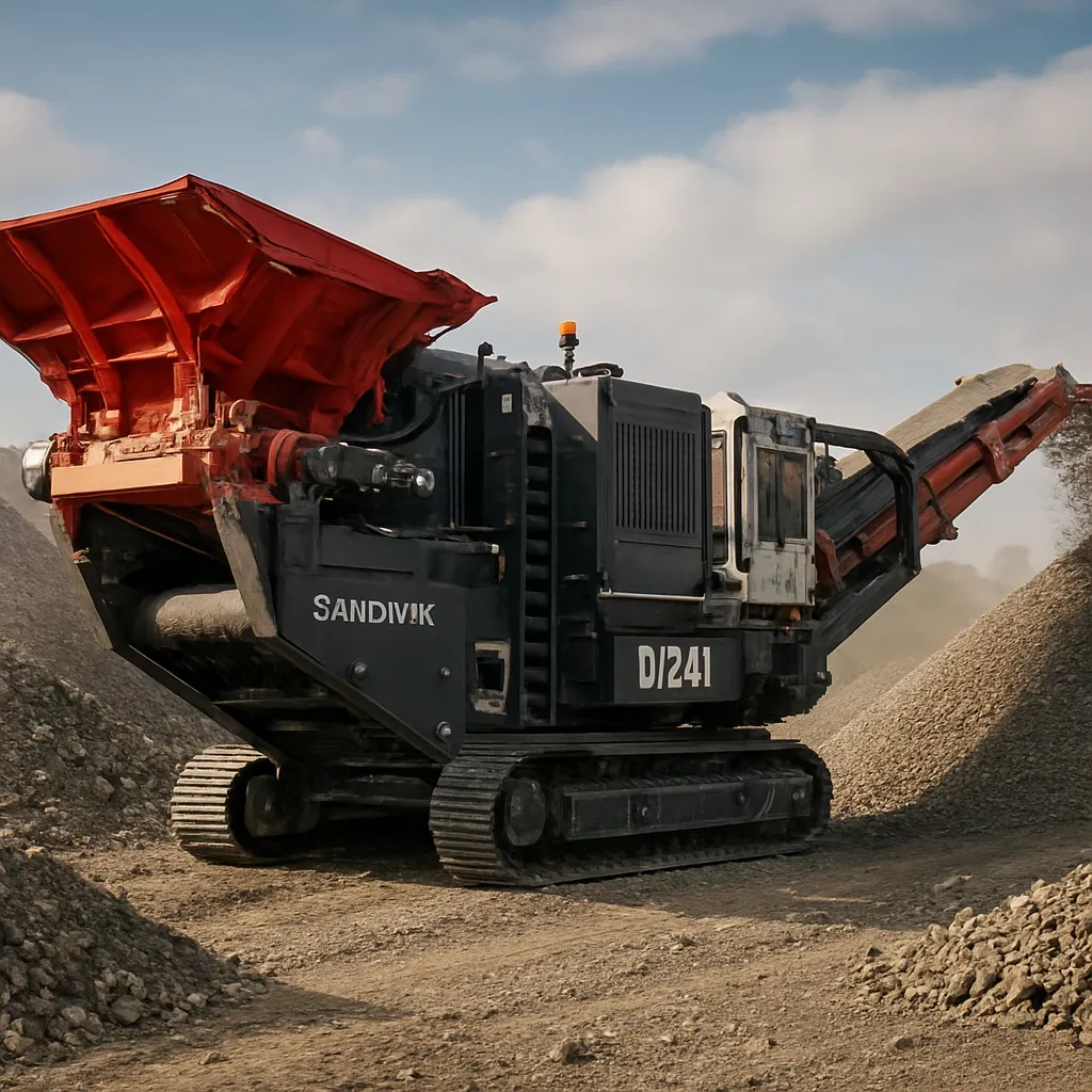 Sandvik QJ241 – (mobile crusher)