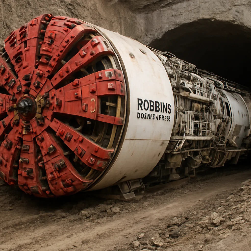 Robbins Double Shield TBM – (tunneling)