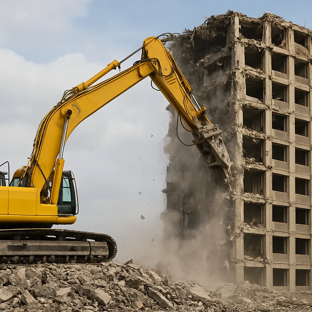 How Machines Help in Demolishing Skyscrapers Safely