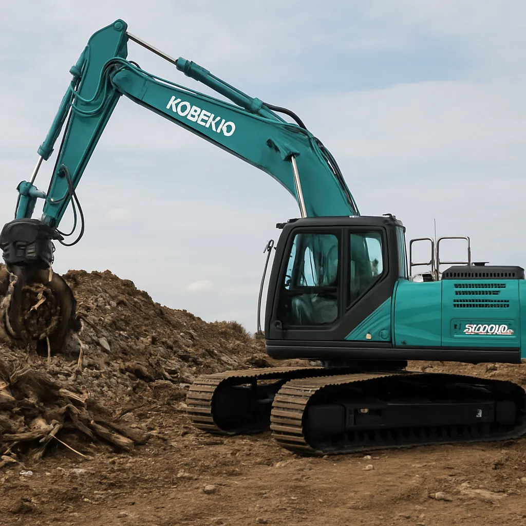 Kobelco SK210D – (material handler)