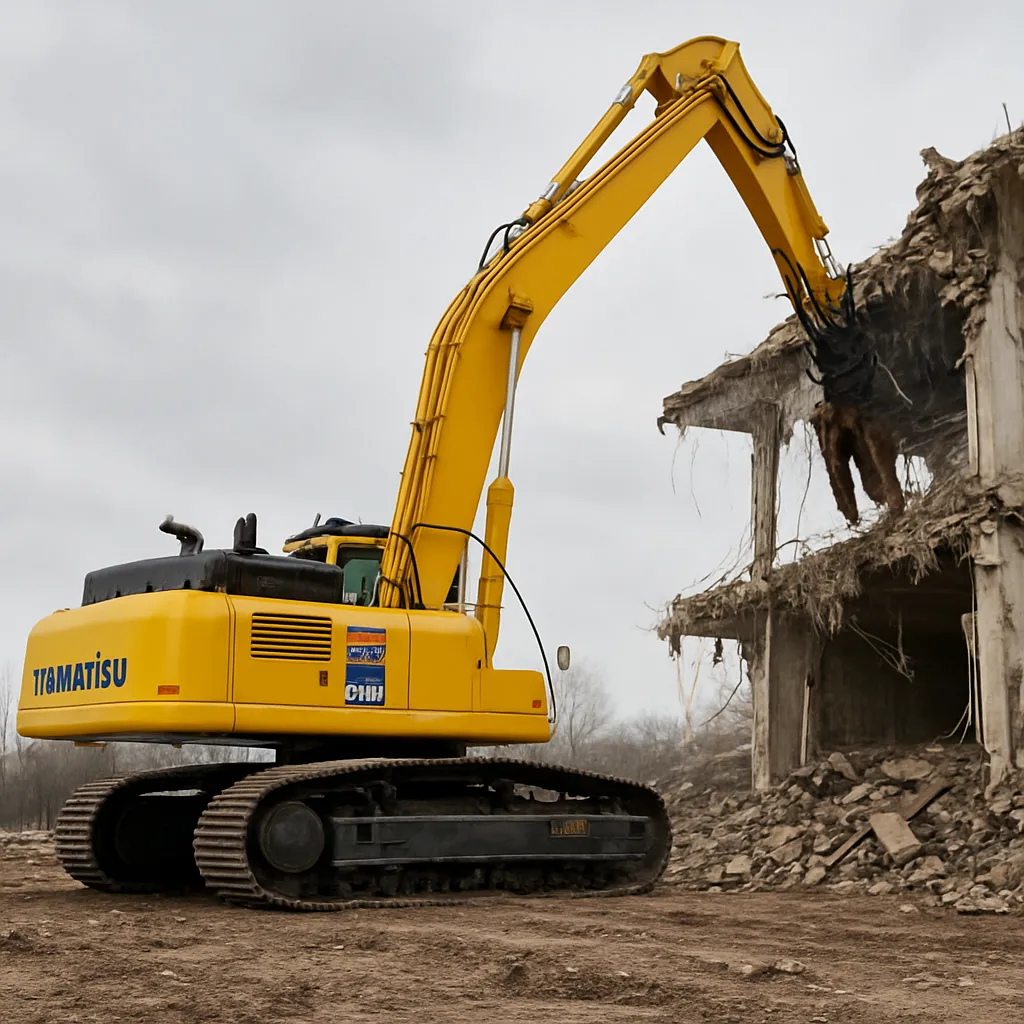 Komatsu PC700LC HR – (high-reach demolition)