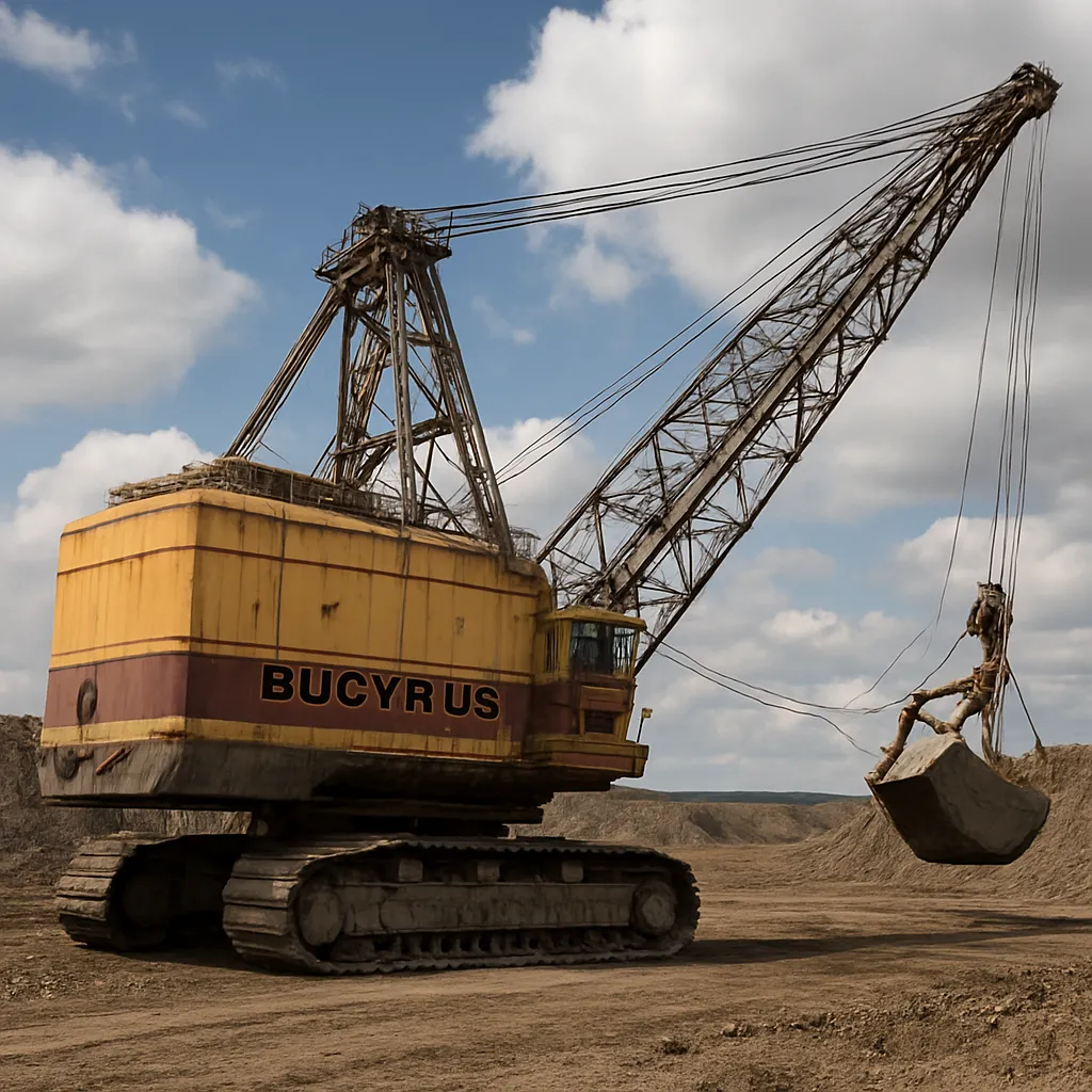 Bucyrus 1570W – (dragline)
