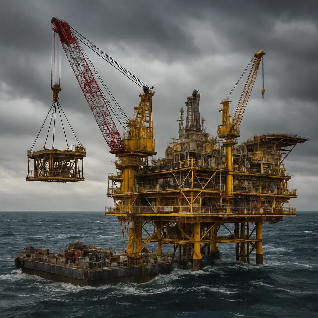 How Machines Build Offshore Platforms in Harsh Conditions