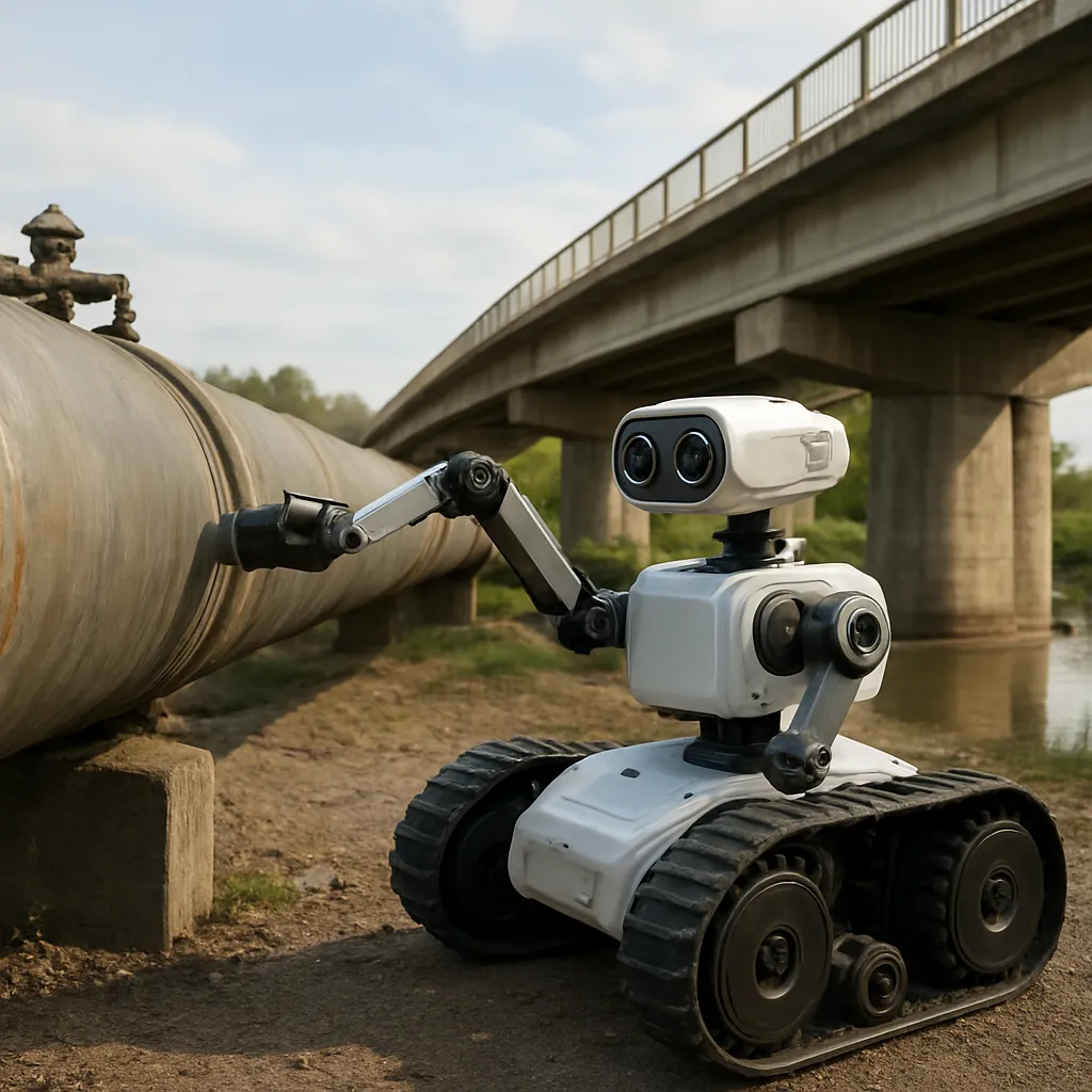 How AI-Powered Robots Inspect Pipelines and Bridges