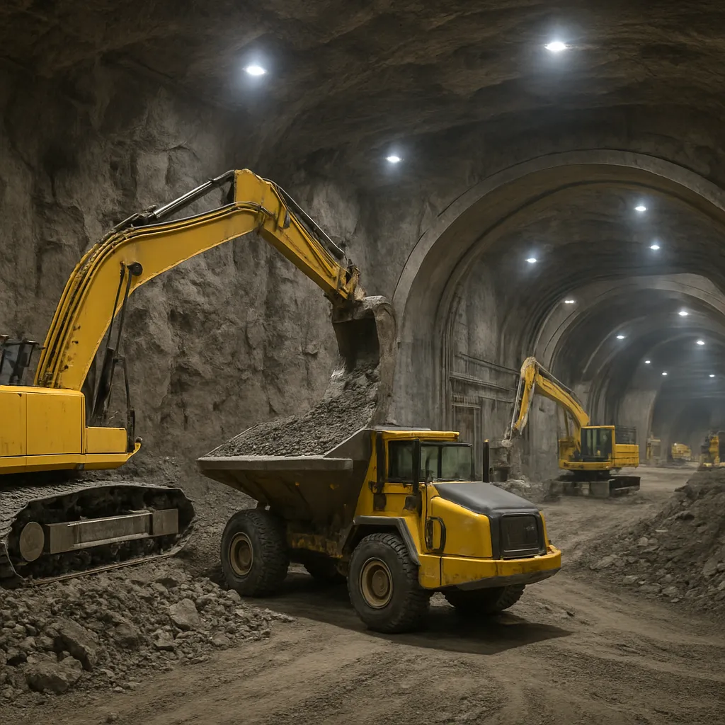How Machines Help Build Underground Cities