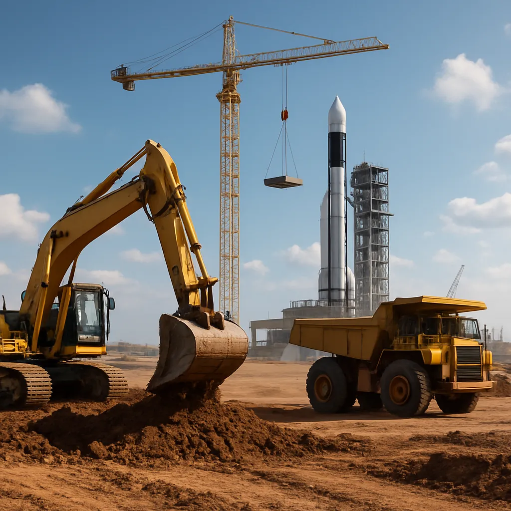 How Machines Help in Spaceport Construction