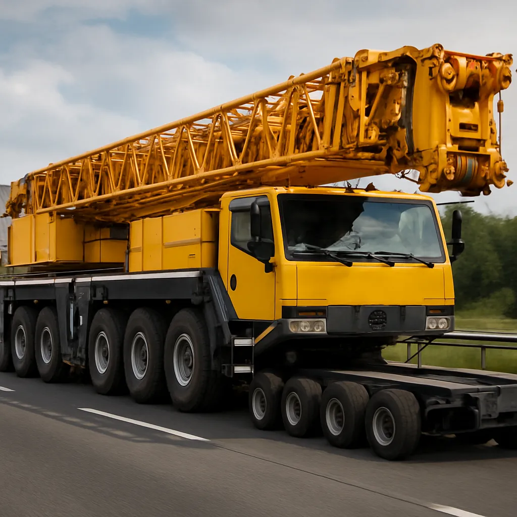 The Largest Mobile Cranes and How They Travel Between Jobs