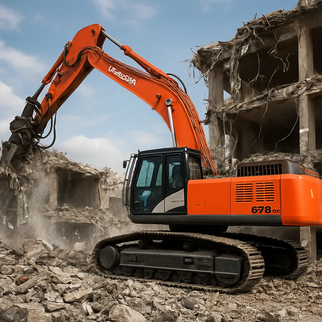 Hitachi ZX670 Demolition – (demolition)